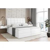 Altdecor Boxbett, Weiß Hochglanz, Höhe ca. 21 cm, 200x200