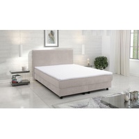 Küchen-Preisbombe Boxspringbett Boxbett Glenn 1 Hotelbett 140x200 Bett Topper