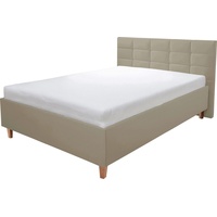 Alina Polsterbett ALINA "Ricardo", beige (schlamm tls 49), B:196cm