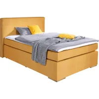 Alina Boxspringbett ALINA "Nikki", gelb (gelb xbo 5), B:133cm