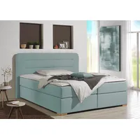 Home Affaire Boxspringbett HOME AFFAIRE "Manchester", blau (petrol), B:180cm