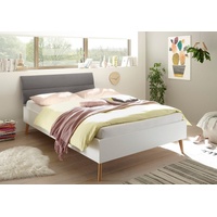 Andas Einzelbett MERLE Bett im skandinavischen Design, Bettgestell mit