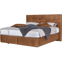 Alina Boxspringbett ALINA "Padma", braun (tonbraun hga 114), B:180cm