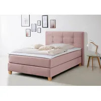 Home Affaire Boxspringbett HOME AFFAIRE "Moulay", lila (flieder), B:134cm