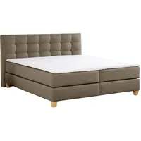 Home Affaire Boxspringbett HOME AFFAIRE "Moulay", braun (mittelbraun), B:214cm