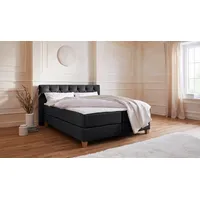 Home Affaire Boxspringbett HOME AFFAIRE "Harmones", grau (anthrazit), B:183cm