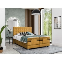 Fun Möbel Boxspringbett Elektrisch Schlafzimmerbett MAXIMA 120x200cm in Stoff