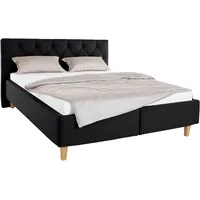 Home Affaire Polsterbett HOME AFFAIRE "Sunley 100", grau (anthrazit),