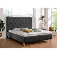 Home Affaire Polsterbett HOME AFFAIRE "Sunley 140", grau (schiefer),