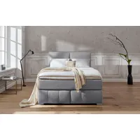 Home Affaire Boxspringbett HOME AFFAIRE "Wehma", grau, B:150cm L:213cm,