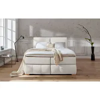 Home Affaire Boxspringbett HOME AFFAIRE "Wehma", beige (natur), B:170cm