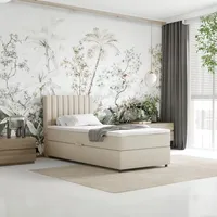 Panda möbel Boxspringbett Everest, mit Topper - beige