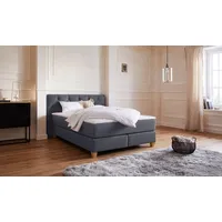 Home Affaire Boxspringbett HOME AFFAIRE "Harmones", grau (anthrazit), B:163cm