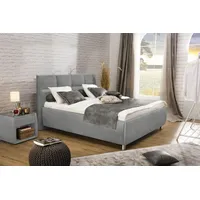 Alina Polsterbett ALINA "Nadina", grau (hellgrau tcm 39), B:158cm
