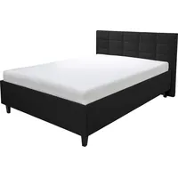Alina Polsterbett ALINA "Ricardo", schwarz (schwarz tls 10), B:156cm