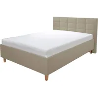 Alina Polsterbett ALINA "Ricardo", beige (schlamm tls 49), B:156cm