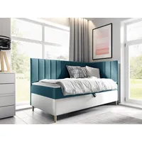 Mirjan24 Boxspringbett Maja Junior 3 100x200, Einzelbett mit Bonellfederkern,