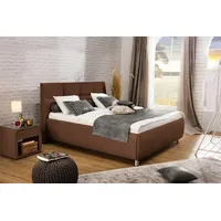 Alina Polsterbett ALINA "Nadina", braun (nussbraun gdu 24), B:178cm