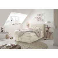 Ed exciting design Boxspringbett »Luzern«, inkl. Bettkasten beige