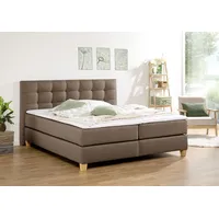 Home Affaire Boxspringbett HOME AFFAIRE "Moulay", braun (mittelbraun), B:214cm
