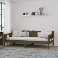 VidaXL Tagesbett Honigbraun Massivholz Kiefer 90x190 cm