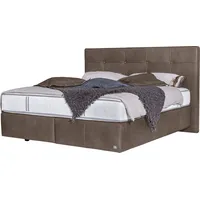 Alina Boxspringbett ALINA "Padma", grau (beigegrau hga 54), B:200cm