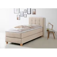 Home Affaire Boxspringbett HOME AFFAIRE "Moulay", beige, B:104cm L:211cm,