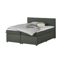 Deinbett Boxspringbett ¦ grau ¦ Maße (cm): B: 187