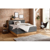 Home Affaire Boxspringbett HOME AFFAIRE "Cavan", grau (steel), B:164cm