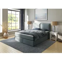 Home Affaire Boxspringbett HOME AFFAIRE "Lysann", blau (petrol), B:167cm