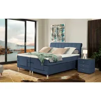 Alina Boxspringbett "Elsa mit Motor" inklusive Matratze und Topper,