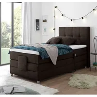 Lomadox Boxspringbett Jugendbett in 120x200 cm MANAUS-09, in der