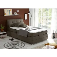 Lomadox Boxspringbett Hotelbett Einzelbett Jugendbett 120x200 cm elektrisch verstellbar