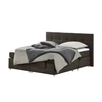 Uno Motor-Boxspringbett Manolo ¦ braun ¦ Maße (cm): B: