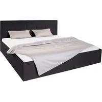 Westfalia Schlafkomfort Polsterbett, schwarz, B:210cm H:98cm L:210cm, Bezug Bett: