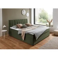 Atlantic Home Collection Boxbett "Alva, wahlweise mit Matratze", grün,