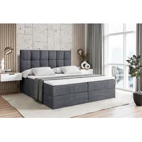 Altdecor Boxspringbett mit Matratze (20 cm hoch) und Topper