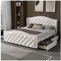 XDOVET Polsterbett 160 x 200 cm - Bett mit