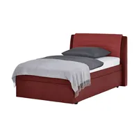 Deinbett Polsterbett mit Stauraum ¦ rot ¦ Maße (cm):