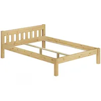 Erst-Holz Ehebett Doppelbett 180x200 Massivholzbett Kiefer natur Futonbett ohne