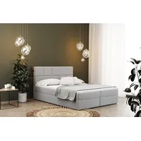 Kaiser Boxspringbett mit bettkasten matratze BALI stoff Mat Velvet