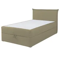 Roller Boxspringbett - beige - mit Bettkasten - H3
