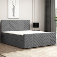 M-punkt Boxspringbett MALIBU mit Bettkasten 180 x 200 cm