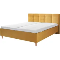 Alina Polsterbett ALINA "Ricardo", gelb (gelb xbo 5), B:196cm
