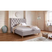 Home Affaire Polsterbett HOME AFFAIRE "Sunley 140", grau (hellgrau),