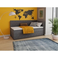 Sofnet Boxspringbett Flame mit Bettkasten Topper, Polsterbett, Universelle Bettseite,