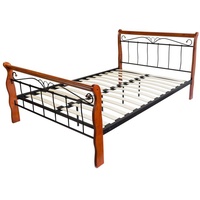 Homestyle4u 550, Metallbett 140 x 200 Mit Lattenrost, Bettgestell