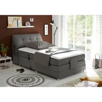 Lomadox Boxspringbett Hotelbett Einzelbett Jugendbett 120x200 cm elektrisch verstellbar