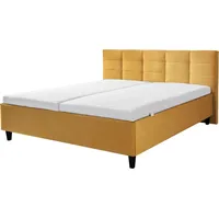 Alina Polsterbett ALINA "Ricardo", gelb (gelb xbo 5), B:156cm