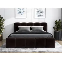 Mebloland Polsterbett SONIC mit Matratze und Bettkasten - 160x200